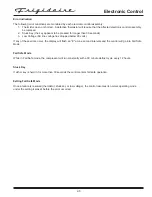 Preview for 13 page of Frigidaire FKCH17F7HW Technical & Service Manual