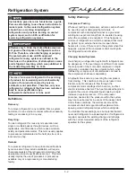 Preview for 16 page of Frigidaire FKCH17F7HW Technical & Service Manual