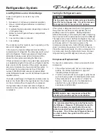 Preview for 18 page of Frigidaire FKCH17F7HW Technical & Service Manual