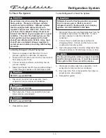 Preview for 19 page of Frigidaire FKCH17F7HW Technical & Service Manual