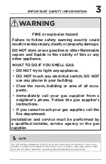 Preview for 3 page of Frigidaire FLCE7522AW Use & Care Manual