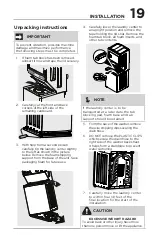 Preview for 19 page of Frigidaire FLCE7522AW Use & Care Manual