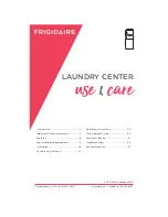 Frigidaire FLCE752CAW0 Use & Care Manual preview