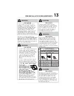 Preview for 13 page of Frigidaire FLCE752CAW0 Use & Care Manual