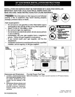 Frigidaire FLF337AWD Installation Instructions Manual preview