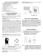 Предварительный просмотр 2 страницы Frigidaire FLSG62MRFS4 Installation Instructions Manual