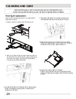 Preview for 24 page of Frigidaire FMOS1846BB Use & Care Manual