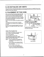 Предварительный просмотр 6 страницы Frigidaire FMS062E1W Owner'S Manual