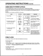 Предварительный просмотр 12 страницы Frigidaire FMS062E1W Owner'S Manual