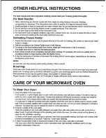 Предварительный просмотр 20 страницы Frigidaire FMS062E1W Owner'S Manual