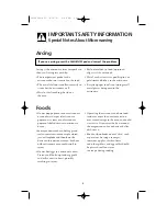 Preview for 5 page of Frigidaire FMT144 Use And Care Manual