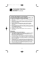 Preview for 35 page of Frigidaire FMT144 Use And Care Manual