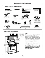 Предварительный просмотр 7 страницы Frigidaire FMV145K Installation Instructions Manual