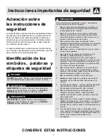 Preview for 3 page of Frigidaire FMV152KB - 1.5 Cu Ft Microwave (Spanish) Manual De Uso Y Cuidado