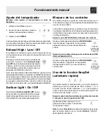 Preview for 9 page of Frigidaire FMV152KB - 1.5 Cu Ft Microwave (Spanish) Manual De Uso Y Cuidado