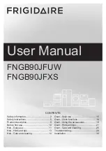 Frigidaire FNGB90JFUW User Manual preview