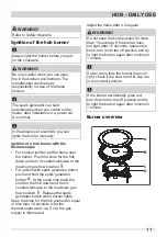 Preview for 11 page of Frigidaire FNGB90JFUW User Manual