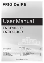 Frigidaire FNGB90JGR User Manual предпросмотр