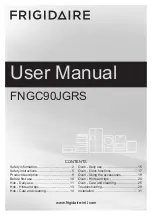 Frigidaire FNGC90JGRS User Manual preview