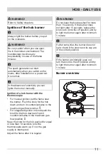 Preview for 11 page of Frigidaire FNGC90JGRS User Manual