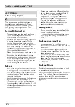 Preview for 20 page of Frigidaire FNGC90JGRS User Manual