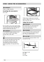 Предварительный просмотр 18 страницы Frigidaire FNGC90JSRS User Manual