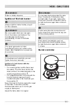 Preview for 11 page of Frigidaire FNGD60JGR User Manual