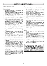 Preview for 12 page of Frigidaire FNGD90HNPSG Instructions And Advice For Installing, Using And Servicing