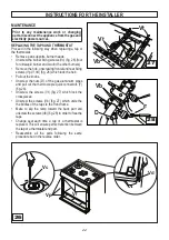 Preview for 22 page of Frigidaire FNGD90HNPSG Instructions And Advice For Installing, Using And Servicing