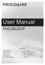 Preview for 1 page of Frigidaire FNGJ90JGVP User Manual