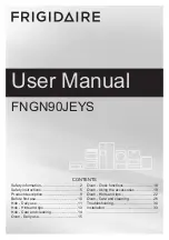 Preview for 1 page of Frigidaire FNGN90JEYS User Manual