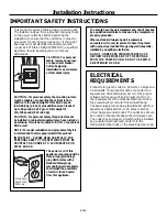 Preview for 3 page of Frigidaire FPBM307NTF Installation Instructions Manual