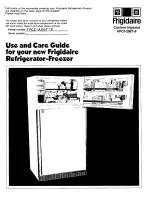 Frigidaire FPCI-206T-8 Use & Care Manual предпросмотр