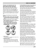 Preview for 29 page of Frigidaire FPDF4085KF - 40" Dual Fuel Range Important Safety Instructions Manual