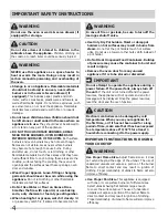 Preview for 4 page of Frigidaire FPDS3085KF - 30" Slide-In Dual-Fuel Range Important Safety Instructions Manual