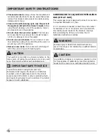 Preview for 6 page of Frigidaire FPDS3085KF - 30" Slide-In Dual-Fuel Range Important Safety Instructions Manual