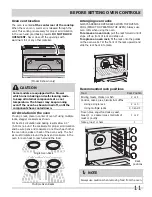 Preview for 11 page of Frigidaire FPDS3085KF - 30" Slide-In Dual-Fuel Range Important Safety Instructions Manual