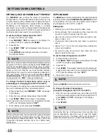 Preview for 18 page of Frigidaire FPDS3085KF - 30" Slide-In Dual-Fuel Range Important Safety Instructions Manual