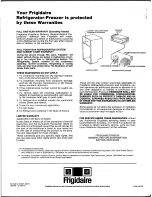 Предварительный просмотр 12 страницы Frigidaire FPE-20TJB Use And Care Manual