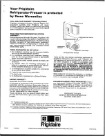 Предварительный просмотр 12 страницы Frigidaire FPE-21VWG Use And Care Manual