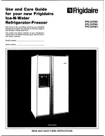 Предварительный просмотр 1 страницы Frigidaire FPE-22VWA Use And Care Manual