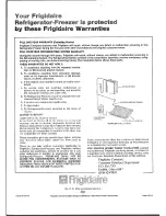 Предварительный просмотр 12 страницы Frigidaire FPE-26VWC Use & Care Manual