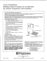 Предварительный просмотр 12 страницы Frigidaire FPE-26VWM Use And Care Manual