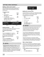 Preview for 18 page of Frigidaire FPEF3081KFA Use & Care Manual