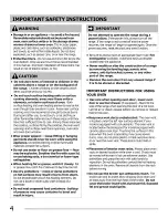 Preview for 4 page of Frigidaire FPEF3081MFA Use & Care Manual