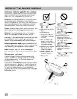 Preview for 10 page of Frigidaire FPEF3081MFA Use & Care Manual