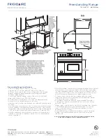 Preview for 3 page of Frigidaire FPEF4085KF Product Specifications