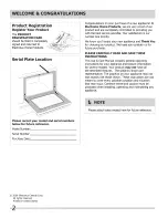 Preview for 2 page of Frigidaire FPEF4085KFA Use & Care Manual