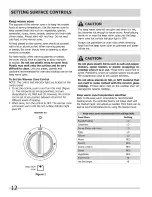 Preview for 12 page of Frigidaire FPEF4085KFA Use & Care Manual