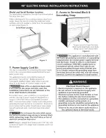 Preview for 3 page of Frigidaire FPEF4085KFD Installation Instructions Manual